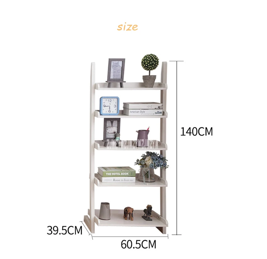XM004 5-Слои деревянная книжная полка посадка Простой настенный светильник в виде книжной обложки Гостиная Необычные носки для малышей; деревянный Bookrack в форме трапеции, книжный шкаф