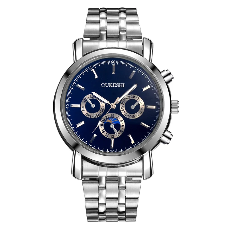 

2019 Relojes Top Brand Men Watches Men's Full Steel Waterproof Casual Quartz Clock Male Sports Wrist watch relogio masculino