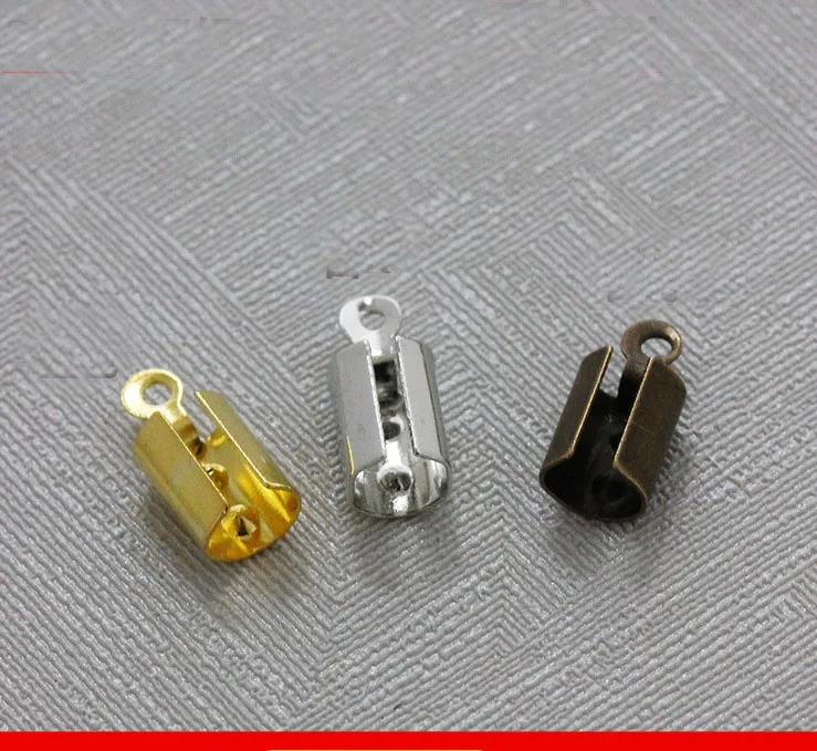 

Crimp end beads tube cap wrap choker Necklace leather Cords color rope string ribbon Adjustable buckle clasp hooks Connector kit