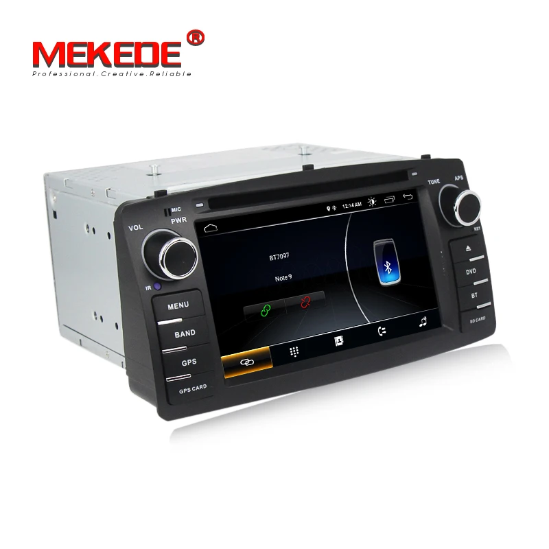 Best Quad core car radio Fit for Toyota Corolla E120 BYD F3 with android 8.1 system support gps dvd navigation autoaudio wifi BT SWC 5