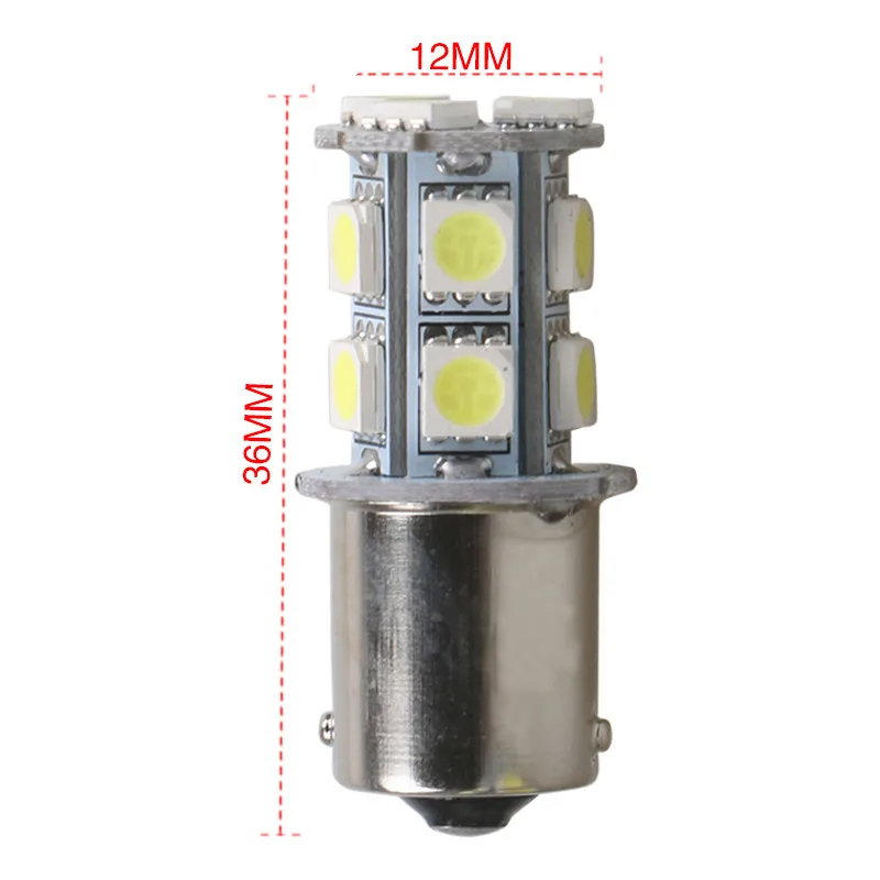 1156 BA15S 13 SMD белый светодиодный ламповый светильник p21w R5W R10W светодиодный автомобильный ламповый сигнал поворота Задний фонарь автомобильный светильник для парковки 12 В красный