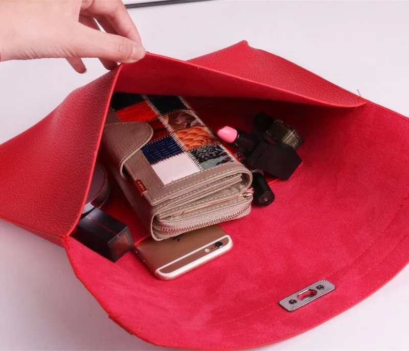 Women Day Clutches PU Leather Crossbody Bags For Women's Envelope Clutch Purse Ladies Hand Bags Bolsas Shoulder Bag Gary Handbag