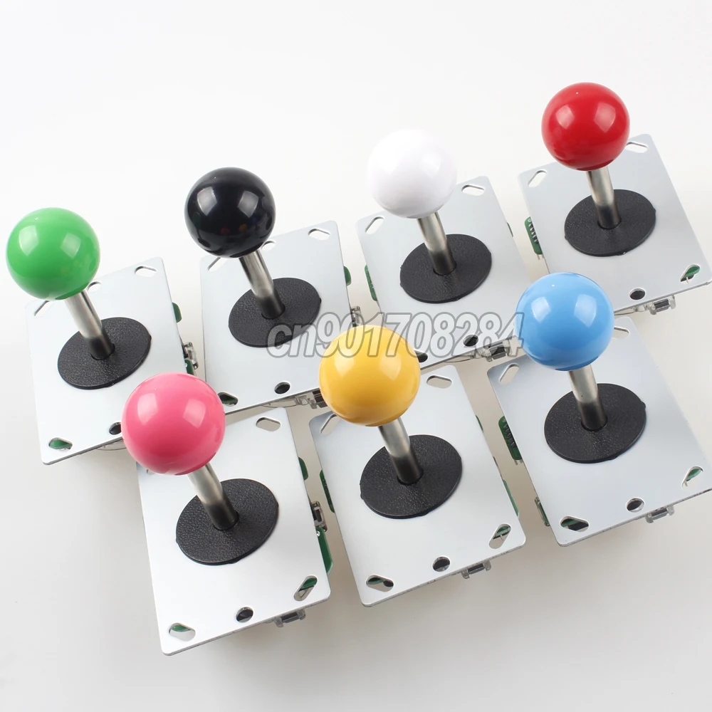 1x Arcade Classic Competition 5 Pin Stick 5P Rocker 4 - 8 Ways Jostick for PC Games Diy Kit Parts SNK Mame Jamma Machine Gaming