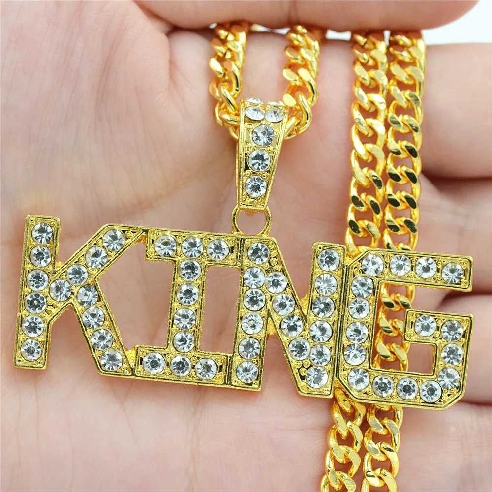 Uodesign Men Hip Hop Full Rhinestone 