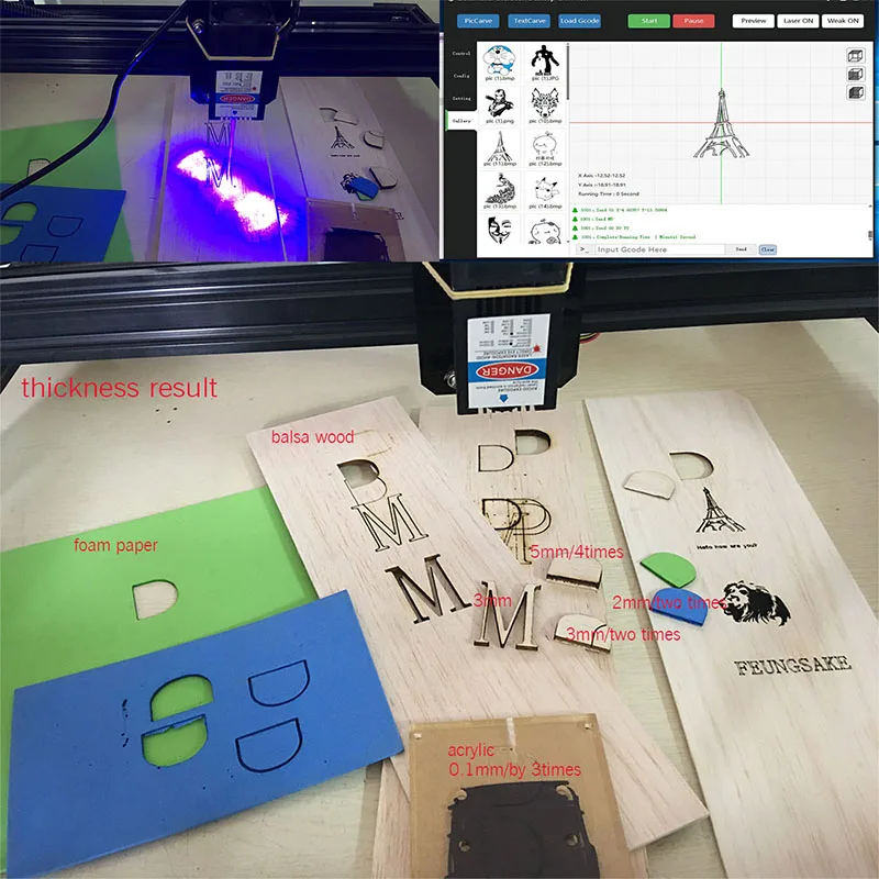 15 Вт diy лазерная гравировальная машина laser_AS 5 стальная маркировочная станок для