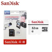 זיכרון microsd tf 100% וידאו סיבולת גבוהה מקורי סנדיסק ניטור MicroSD כרטיס 32GB 64GB microSDXC / microSDHC TF כרטיס רכב DVR כרטיס זיכרון (5)
