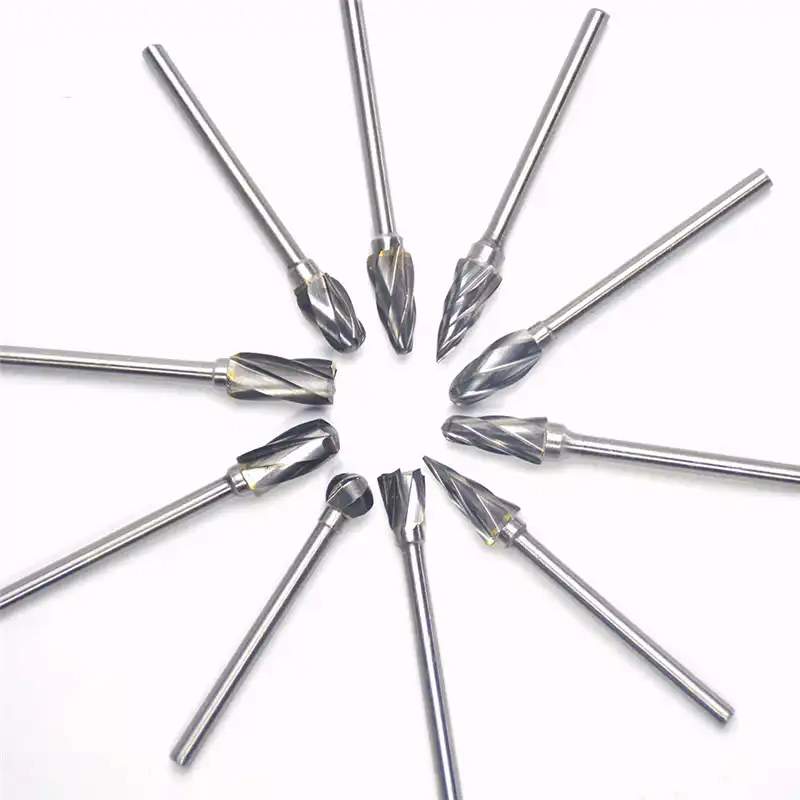 10 Pcs//Set Carbide Burr Aluma Cut Carbide Rotary Burrs For Grinding-Aluminum