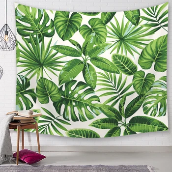 

Leaves Decorative Tapestries Hanging Wall Tapestries Mandala Bohemian Tapestry Landscape Wallpaper Wall Art Hanging painting