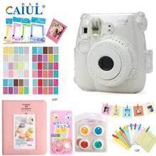CAIUL Camera Accessories for Fujifilm Instax Mini8/8+ Crystal shell Colour Close-up Lens Filter Photo Album Film Frame Stickers