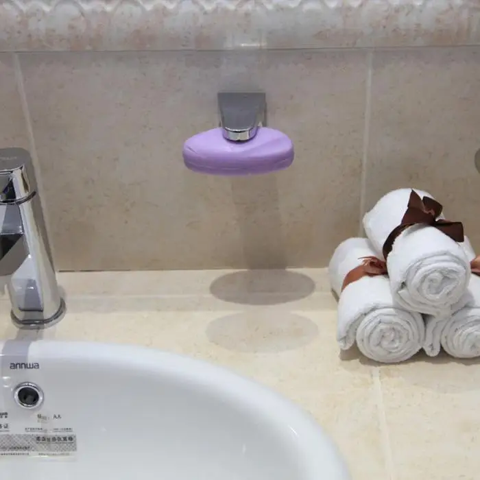 Новое поступление дома Кухня Аксессуары для ванной комнаты из нержавеющей стали практичный Магнитная мыльница раковина полки для ванной