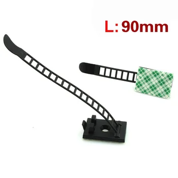 

CL3 90mm Cable Ties with paste and pore Self-Locking Cable Zip Ties Cable Loop Ties10pcs/lot