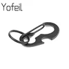 Outdoor Keychain Tool Multi Tool Spring Hook Buckle Bottle Opener Multi-function Metal Carabiner Carabiner For Keys Tourism Equi ► Photo 2/6