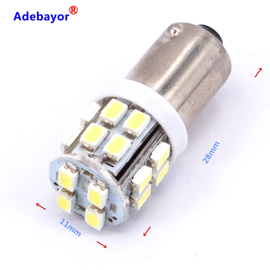 40 шт. BA9S 20 SMD 1206 BA9 светодиодный T4W 3886X лампы солнечный светильник 12 Вольт зазор s