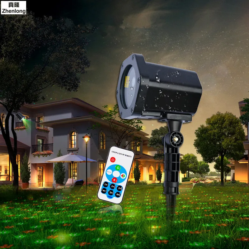

Premium Outdoor Garden Decoration Waterproof Christmas Laser Spotlight Lawn Light Star Projector Showers with Remote Controller