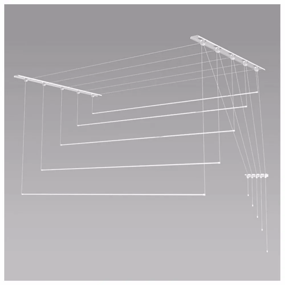 СУШИЛКА ДЛЯ БЕЛЬЯ потолочная хром Лиана от 1,3м и 2,0м