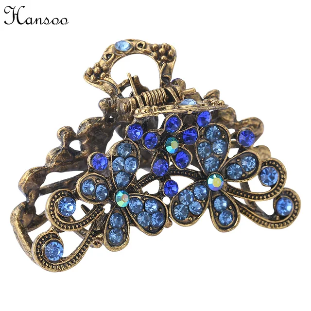 New Erfly Hair Accessory Lady Alloy 6cm S Claws New Erfly Hair Accessory Lady Alloy 6cm S Claws Crystal Old Copper Color 6