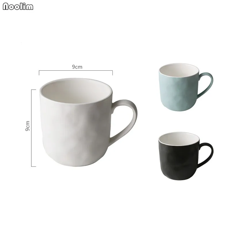 Минималистичная Скандинавская керамическая креативная чашка для завтрака кофейная кружка простая молочная офисная кружка сахарный лимонад матовая чашка посуда для напитков аксессуары