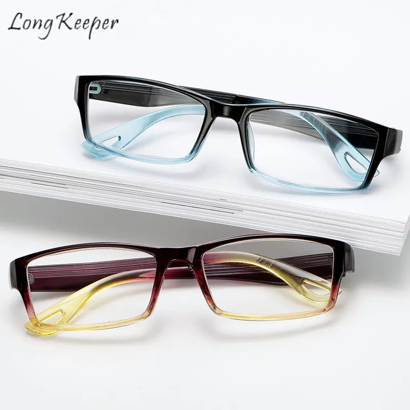 

Long Keeper Hyperopia Reading Glasses Men Women Clear Lens Presbyopic Eyeglasses Eyewear Mirror Legs Transparent High Quality
