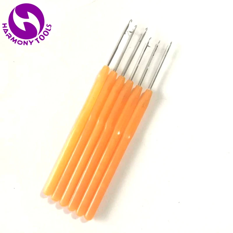 50 штук пластиковые ручки threader петля крючок иглы иголка для микро волос инструменты для наращивания