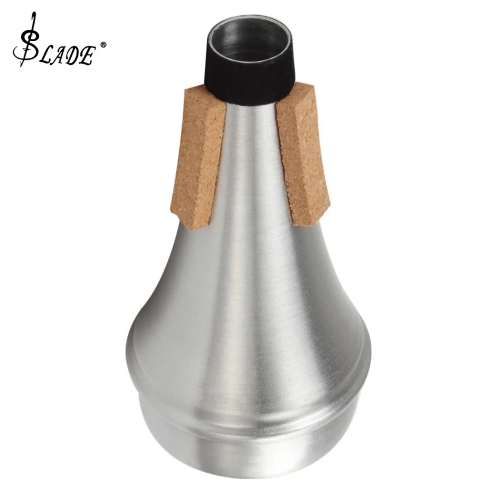 

Trumpet Silencer Durable High Quality Silver Aluminum Alloy Trumpet Mute Sourdine Weaker Beginners Practice Silent Muter