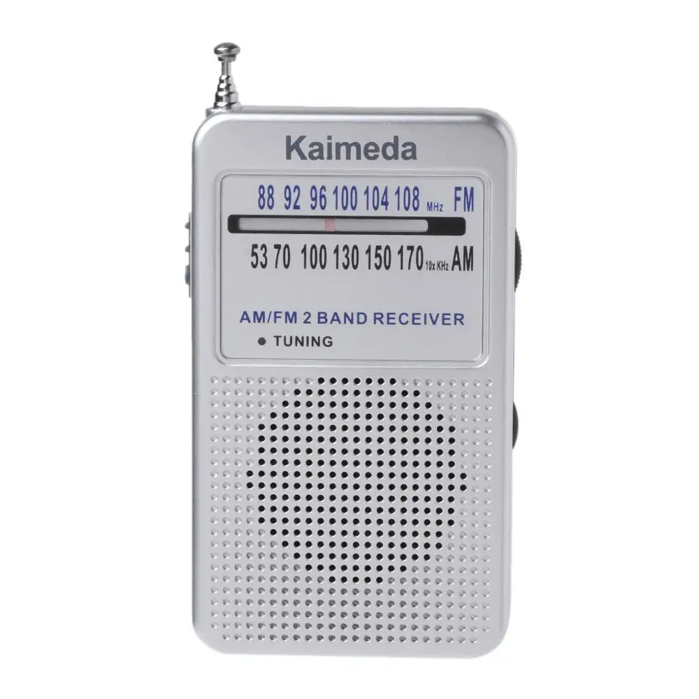 1 шт. Новый OOTDTY портативный AM/FM 2 диапазона цифровой дисплей карманный
