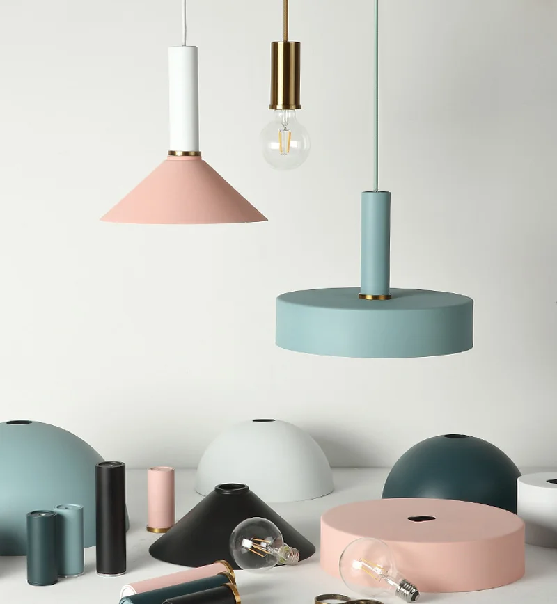 Nordic Simple DIY Combination Bar Pendant Lights Restaurant Hanging Lamp Modern Art Pendant Lamp For Bedroom Living Room (5)