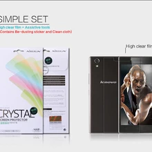 NILLKIN Super Clear Анти отпечатков пальцев Экран протектор Плёнки для Lenovo P70 HD Защитная Плёнки для Lenovo P70 по розницу пакет