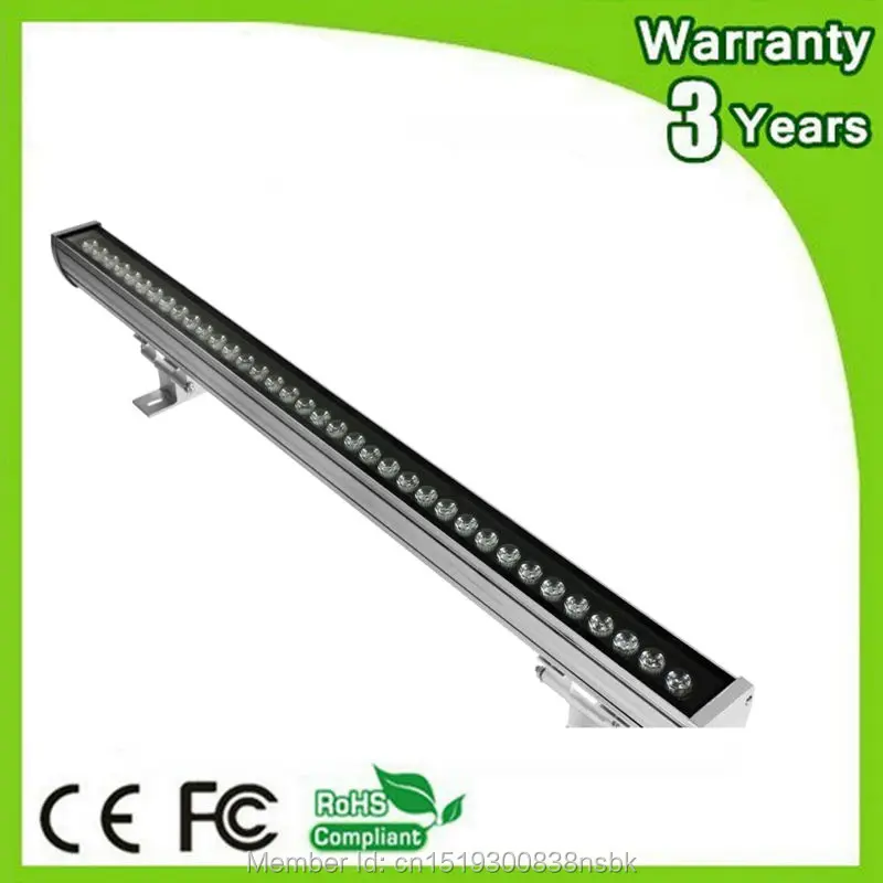 

(6PCS/Lot) 85-265V 24V Epistar Chip 3 Years Warranty DMX512 Color Change Flood Lights 36W RGB DMX LED Wall Washer Floodlight