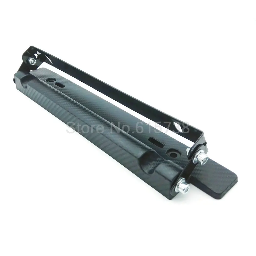 High quality BlackCarbon Fiber Auto adjustable number License Plate Relocator Frame Bracket Holder IMG_20161101_180406