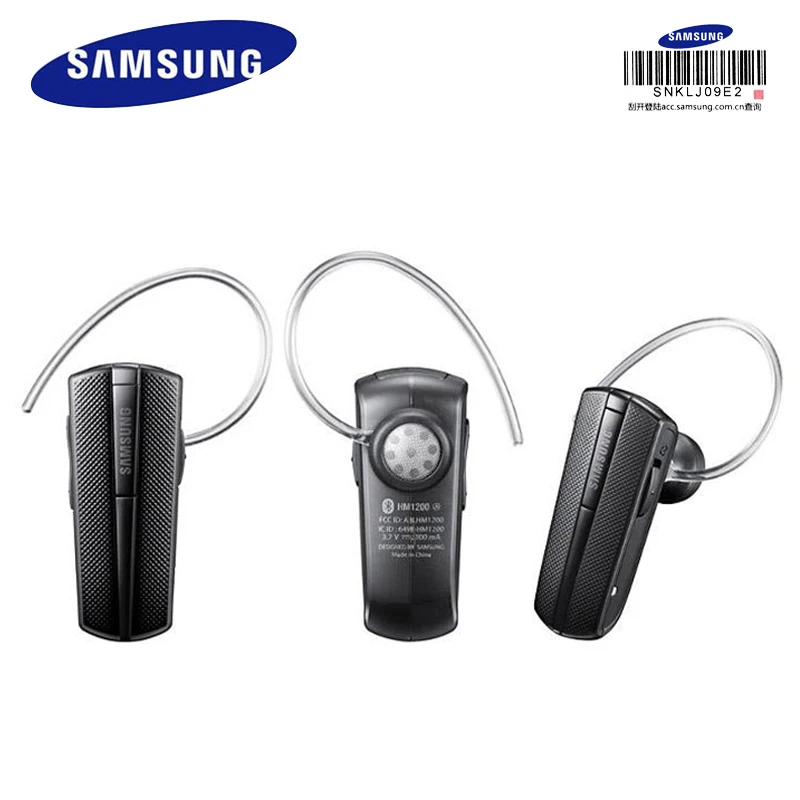 SAMSUNG Оригинал HM1200 беспроводные Bluetooth наушники с микрофоном черные стерео бизнес
