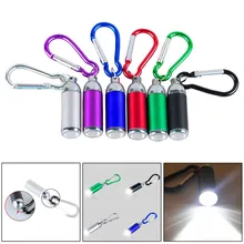 New 1W Mini Pocket LED Flashlight Telescopic Zoom Carry Carabiner Light Lamp Cycling Bicycle Accessories High Quality Mar 14