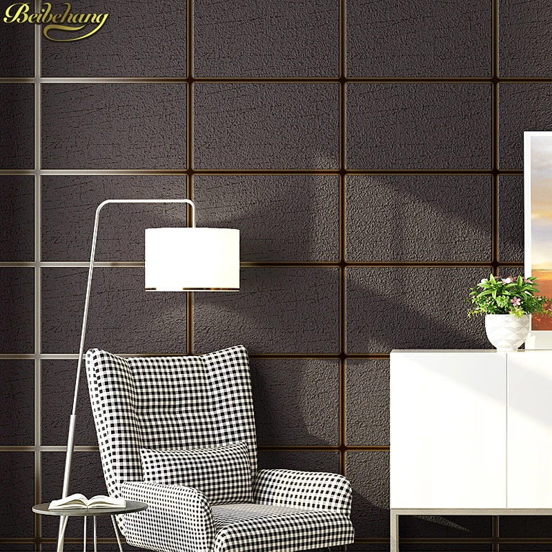 

Обои beibehang с изображением оленя, простые современные нетканые мраморные квадратные кирпичные решетки, фоновые настенные бумаги для телевизора, домашний декор