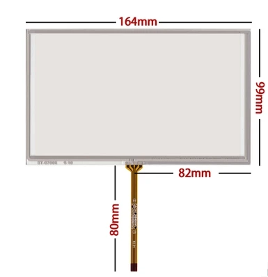 

10 шт./лот 164*99 мм Новый 7-дюймовый 4-проводной сопротивление GPS DVD AT070TN92 90 AT070TN94 HSD070IDW1-D00E11 сенсорный экран