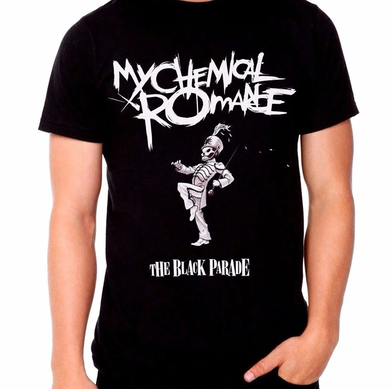 

MY CHEMICAL ROMANCE The Black Parade Men's T-shirt Black Printed T Shirt Men New Style Different Colours High Quality