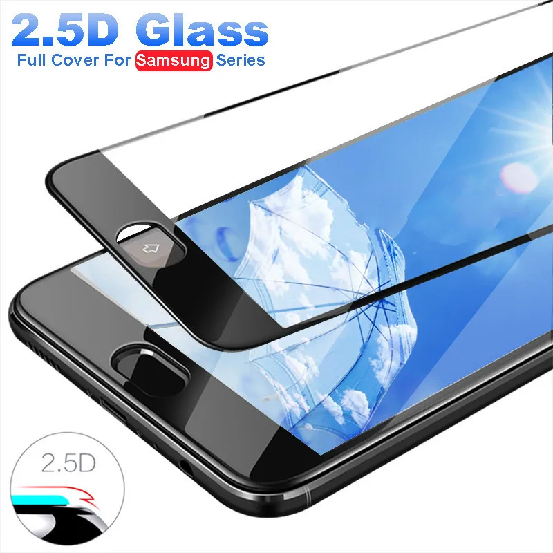 Полное покрытие для Samsung J8 2018 закаленное стекло Galaxy J2 J3 J4 J5 J6 J7 Pro Prime 2017 защита