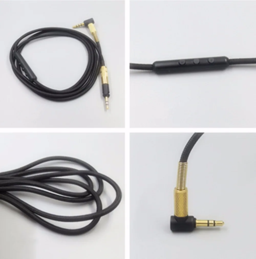 Replacement Upgrade DIY Cable Cord with MIC Line for Sennheiser