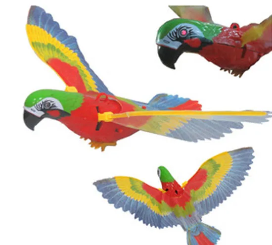 Novelty Flash Simulation Electric Flying Eagle Bird Rotate Interactive Toys Children Kids  5