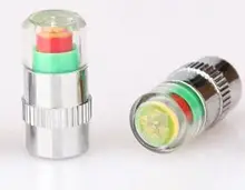 Automobile Tire Pressure Monitor 2.4bar Air Alert Tire Valve Caps Tyre Wheel Stem Sensor Indicator Eye Alert Diagnostic Tools