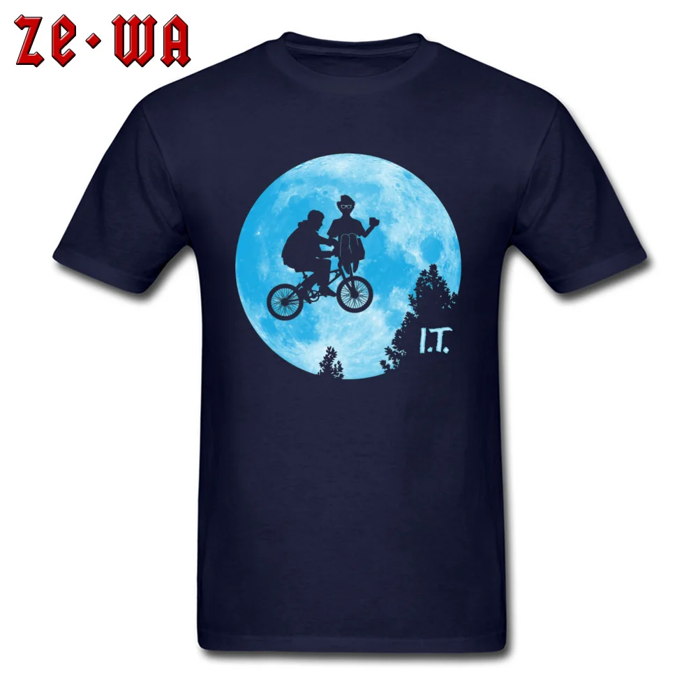 I.T. 18163 Design T Shirt for Men Pure Cotton Summer/Autumn Tops Tees Print T-Shirt Short Sleeve 2018 Newest Crewneck I.T. 18163 navy