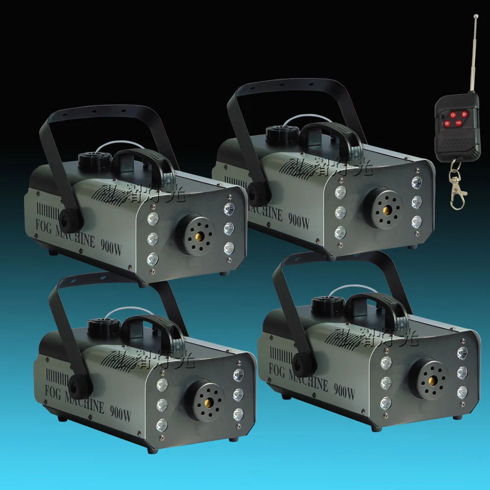 

4pcs/lots Fog machine RGB 3in1 LED 900W smoke machine of professional DJ equipment