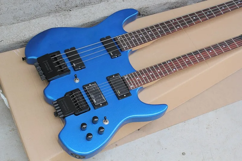 Double neck guitar 6 strings steinberg electric guitar 4 string bass