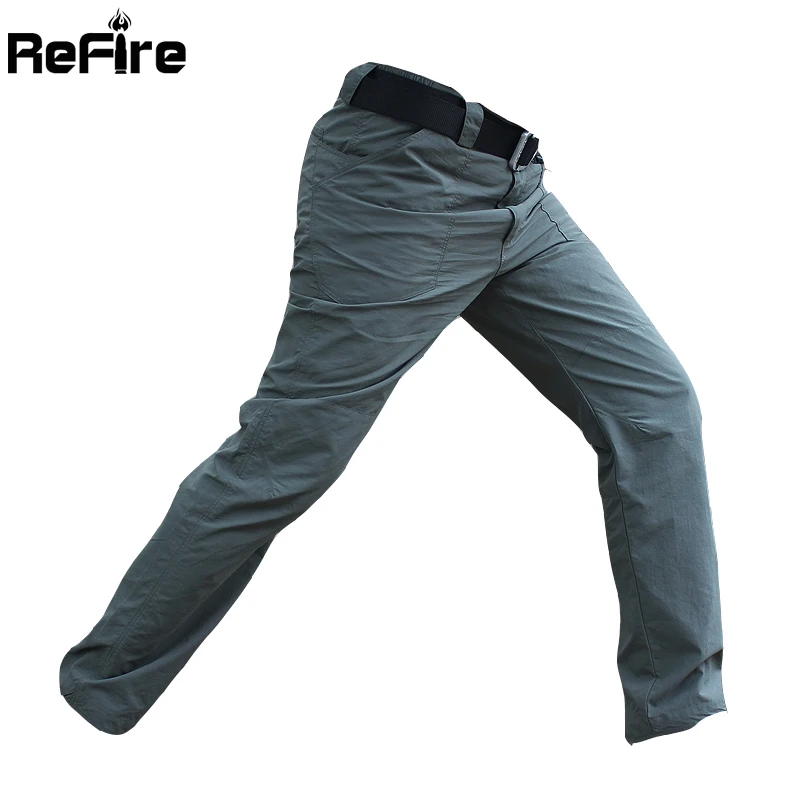 Summer Quick Dry Thin Tactical Outdoor Hiking Pants Men Breathable