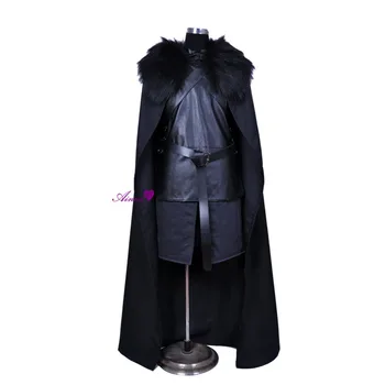 

2018 New Game of Thrones Jon Snow cosplay costumes Song of Ice and Fire Halloween costumes for adult Men fancy suit