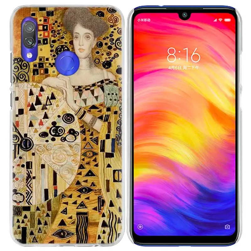 Чехол Kiss Gustav Klimt для Xiao mi Red mi Note 7 8T 6 6A Pro S2 5 5A 4X mi Note10 A1 A2 9 8 lite Play F1 жесткий чехол для телефона - Цвет: 04