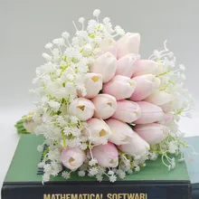 Невесты Букет Buque Де Флорес Кристалл Свадебный Букет Buque Де Noiva Casamento Кристалл Свадебный Букет