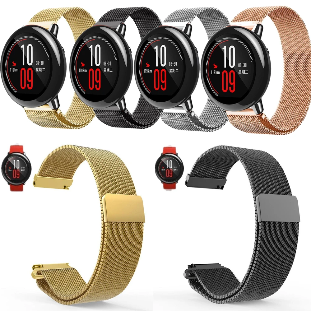 22 мм для Samsung Gear S3 классический ремешок S2 ремень ремни xiaomi huami amazfit bip rhythm lite 20