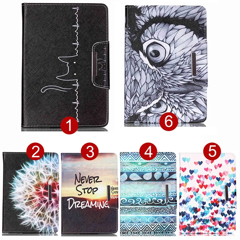 

mini4 Black pattern PU Leather Case Cover Stand For Apple iPad mini 4 7.9 inch tablets & Books cases Accessories Y4A92D