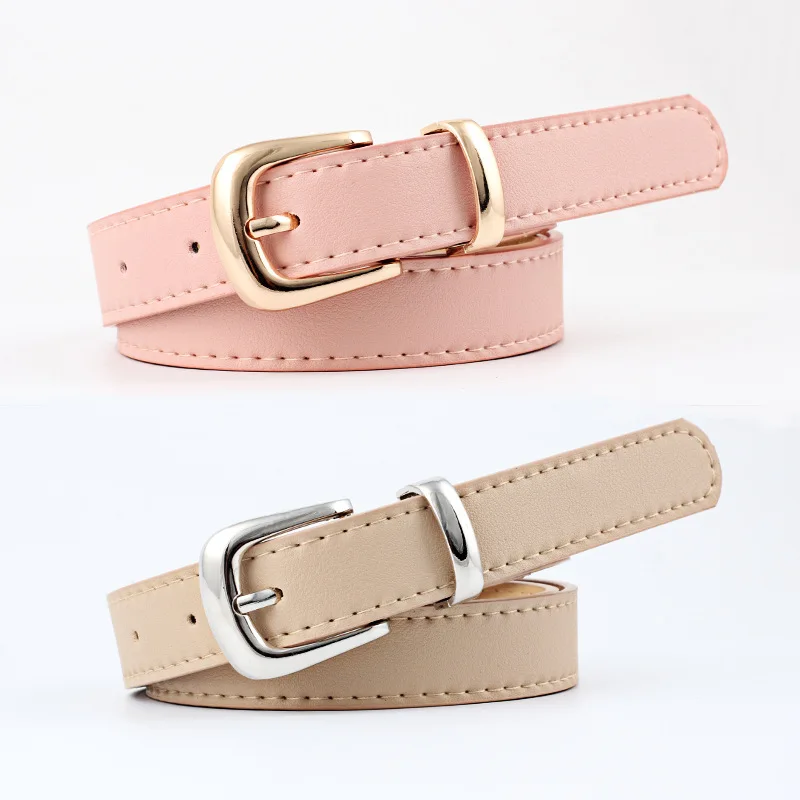 

2019 New Cute Adjustable Pink Red Black Wide Waist Belt Laides Waistband Gold Silver Pink Buckle Belts for Women Pants Jeans