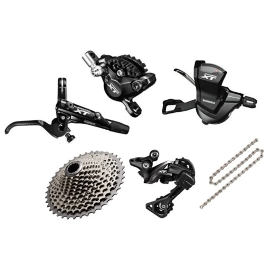 

Brand New Shimano XT M8000 1x11 Speed MTB Groupset M8000 Disc Brake Set Ice-Tech Fin 11-40T/11-42T/11-46T Optional