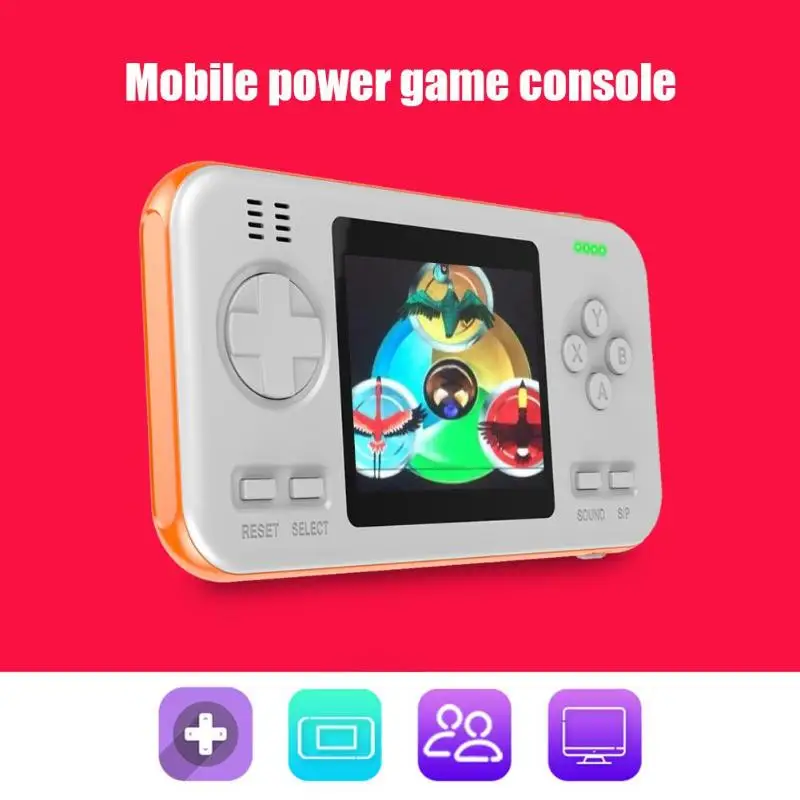 

Handheld Gamepad Console Gaming Machine with 8000mAh Power Bank Buil-in 416 Classic Games Game Playing Toys for Children Gifts